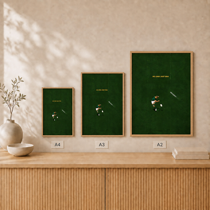 Bokke Kick — Framed — Size comparison #Oak