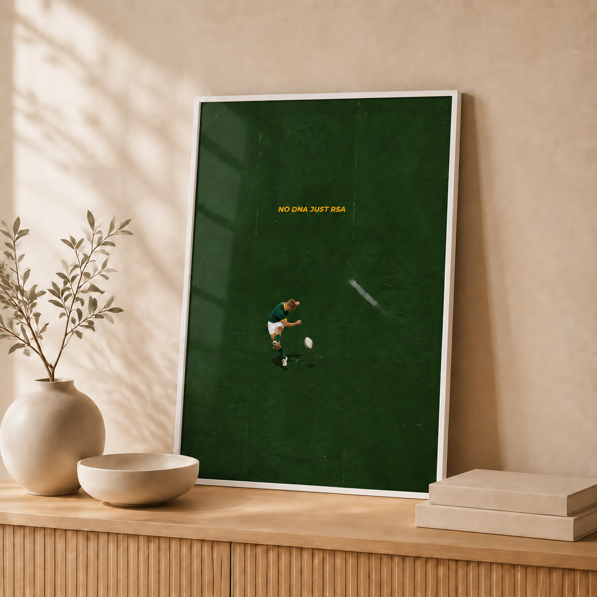 Bokke Kick — Framed — Leaning #White