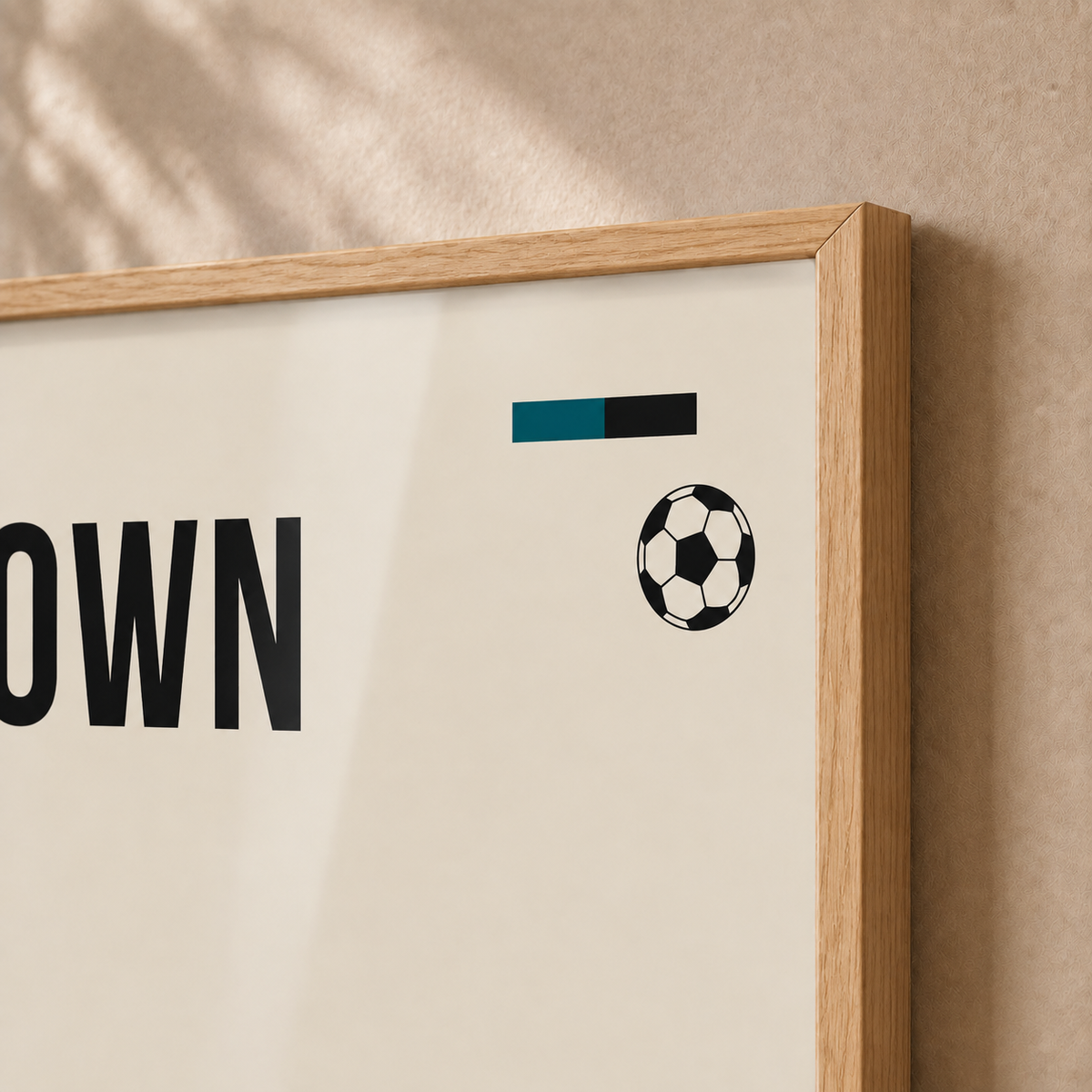 Cape Town Stadium — Framed — Close-up #Oak