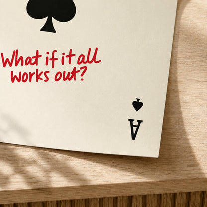 Ace of Spades — Unframed — Close up #Unframed
