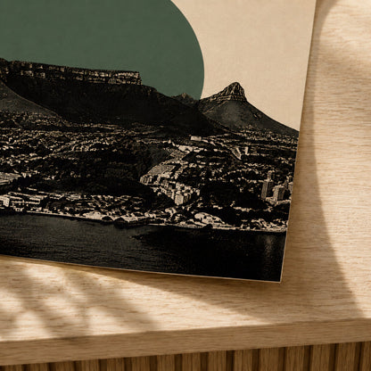 Cape Town Skyline — Unframed — Close up #Unframed