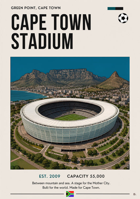 Cape Town Stadium — full poster artwork