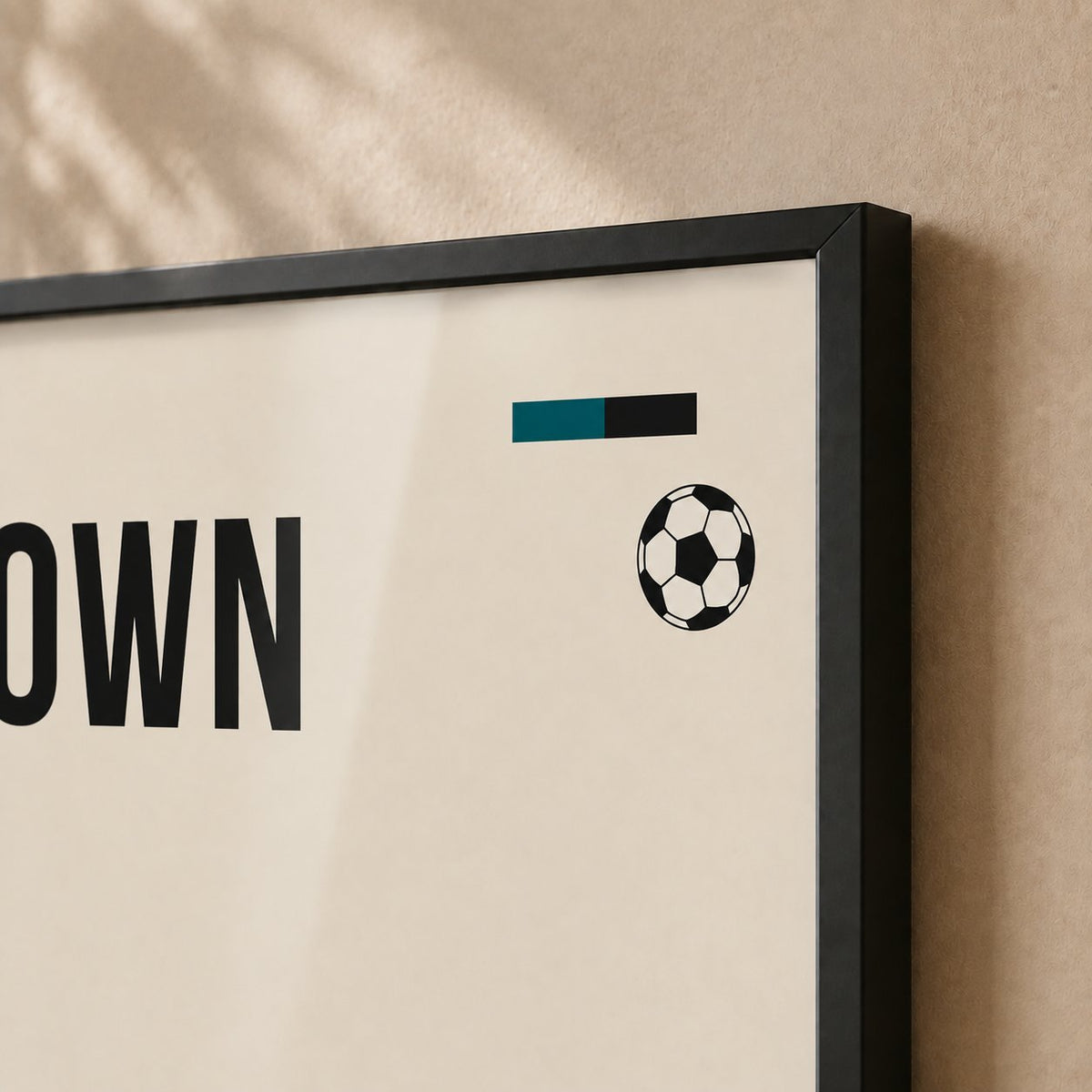 Cape Town Stadium — Framed — Close up #Black