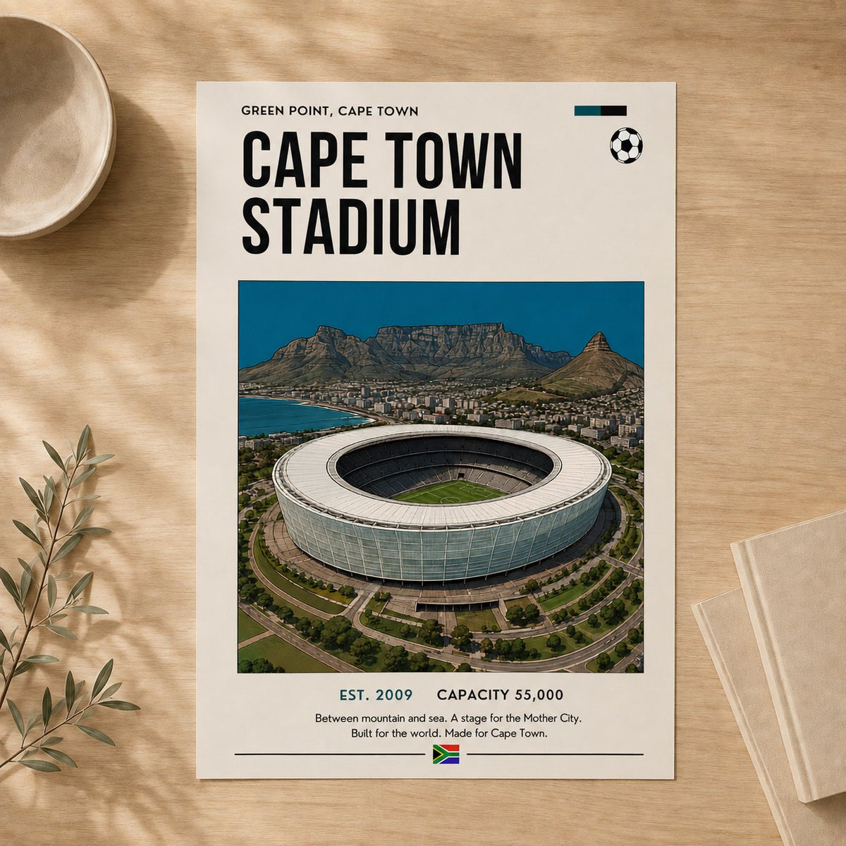 Cape Town Stadium — Unframed — Leaning on wall #Unframed