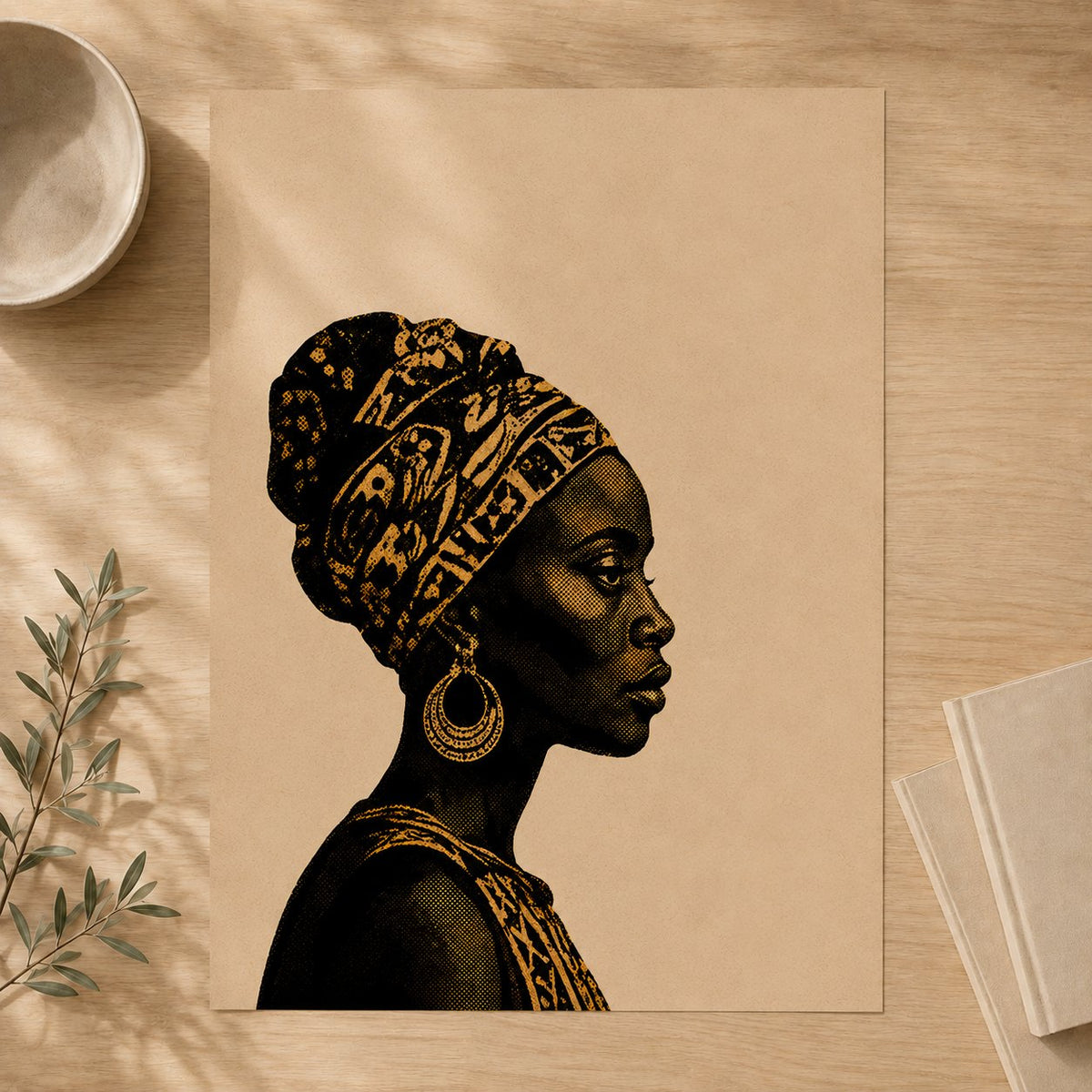 Doek Portrait — Unframed — Leaning on wall #Unframed