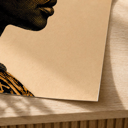 Doek Portrait — Unframed — Close up #Unframed