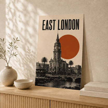 East London Skyline — Unframed — Leaning on wall #Unframed
