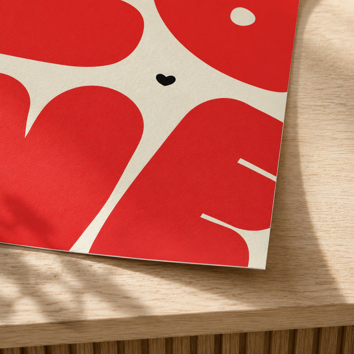 Love — Framed — Size comparison #Black