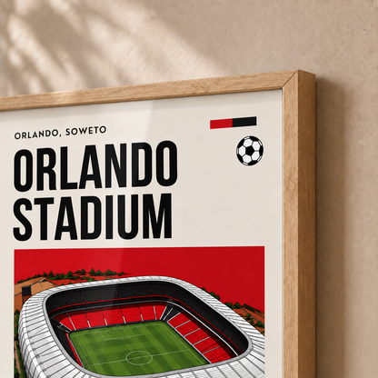 Orlando Stadium — Framed — Close-up #Oak