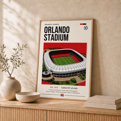 Orlando Stadium — Framed — Leaning #Oak