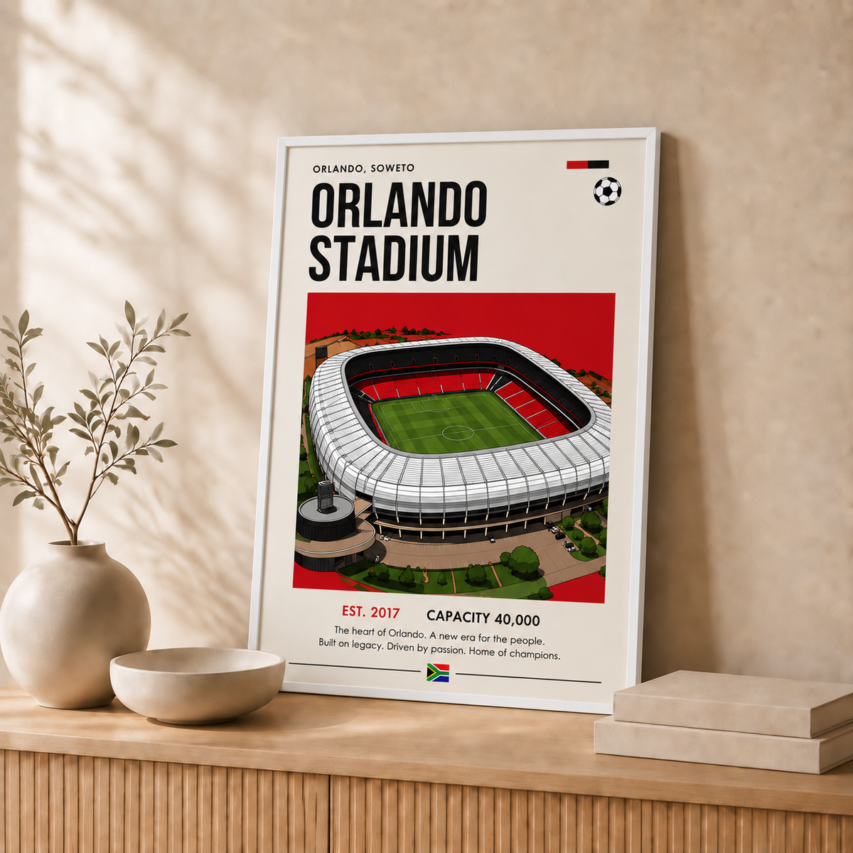 Orlando Stadium — Framed — Leaning #White