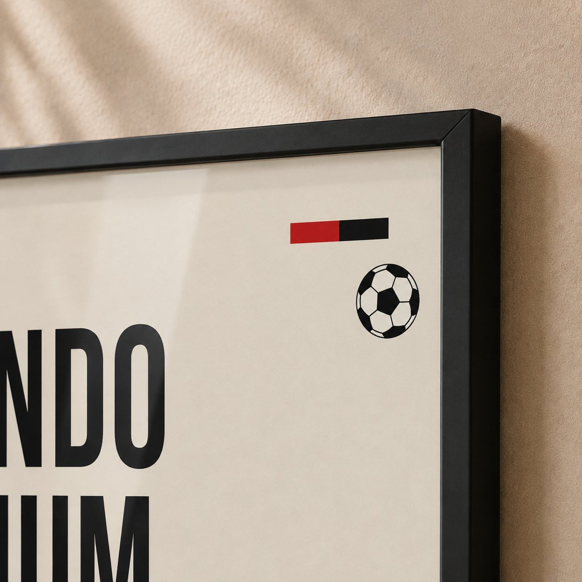 Orlando Stadium — Framed — Close up #Black