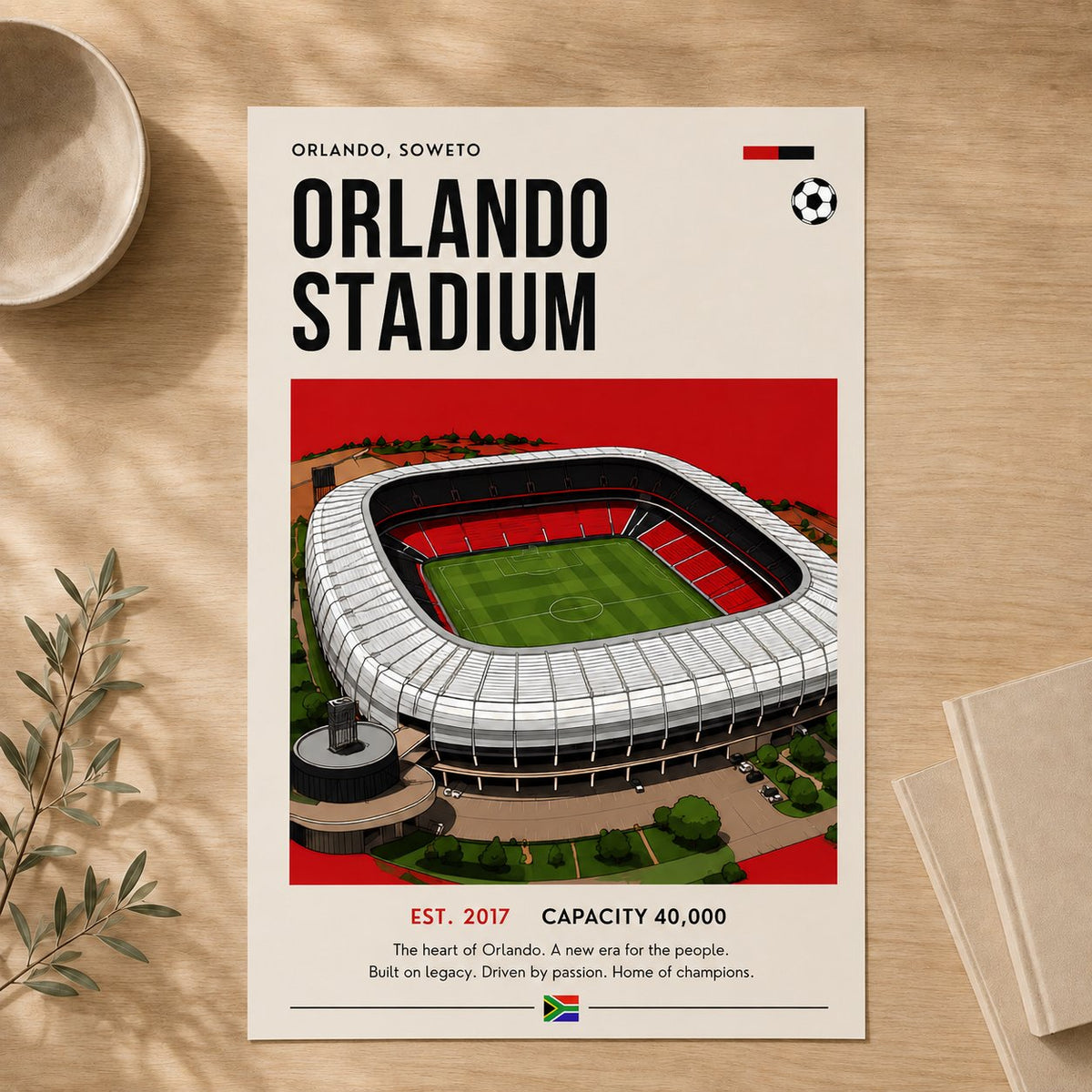 Orlando Stadium — Unframed — Leaning on wall #Unframed
