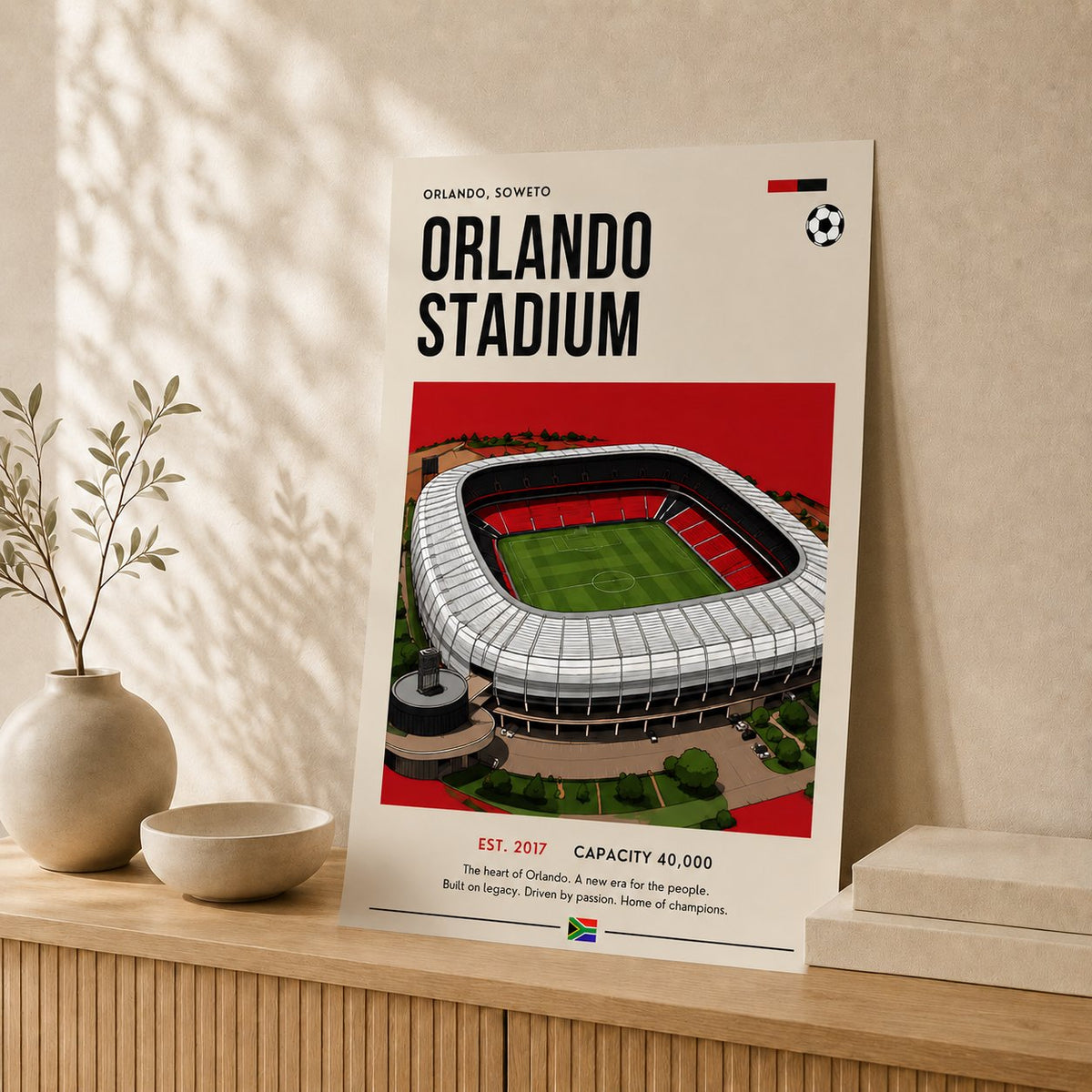 Orlando Stadium — Unframed — On table #Unframed