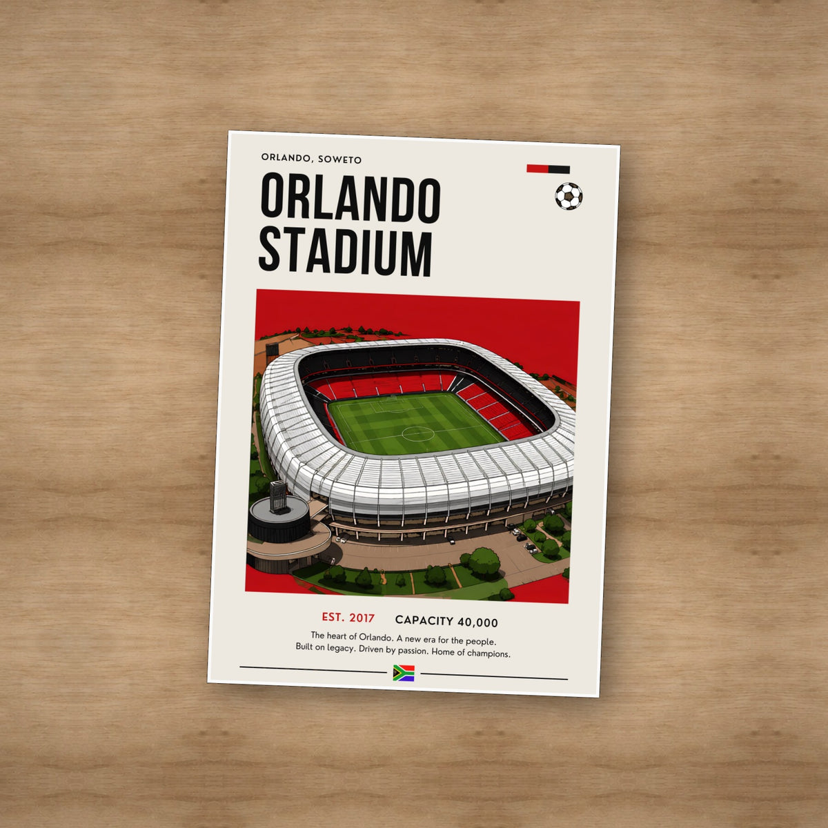 Orlando Stadium — Unframed — On table #Unframed