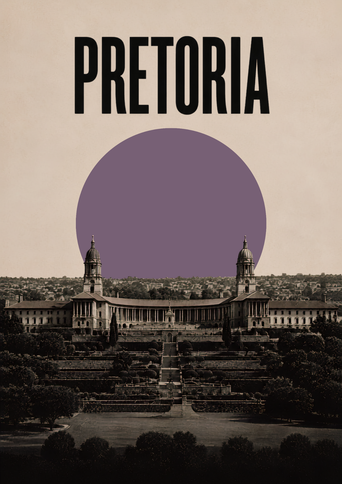 Pretoria Skyline — full poster artwork