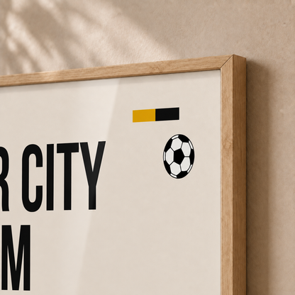 Soccer City Stadium — Framed — Close up #Oak