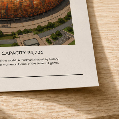 Soccer City Stadium — Unframed — Close up #Unframed