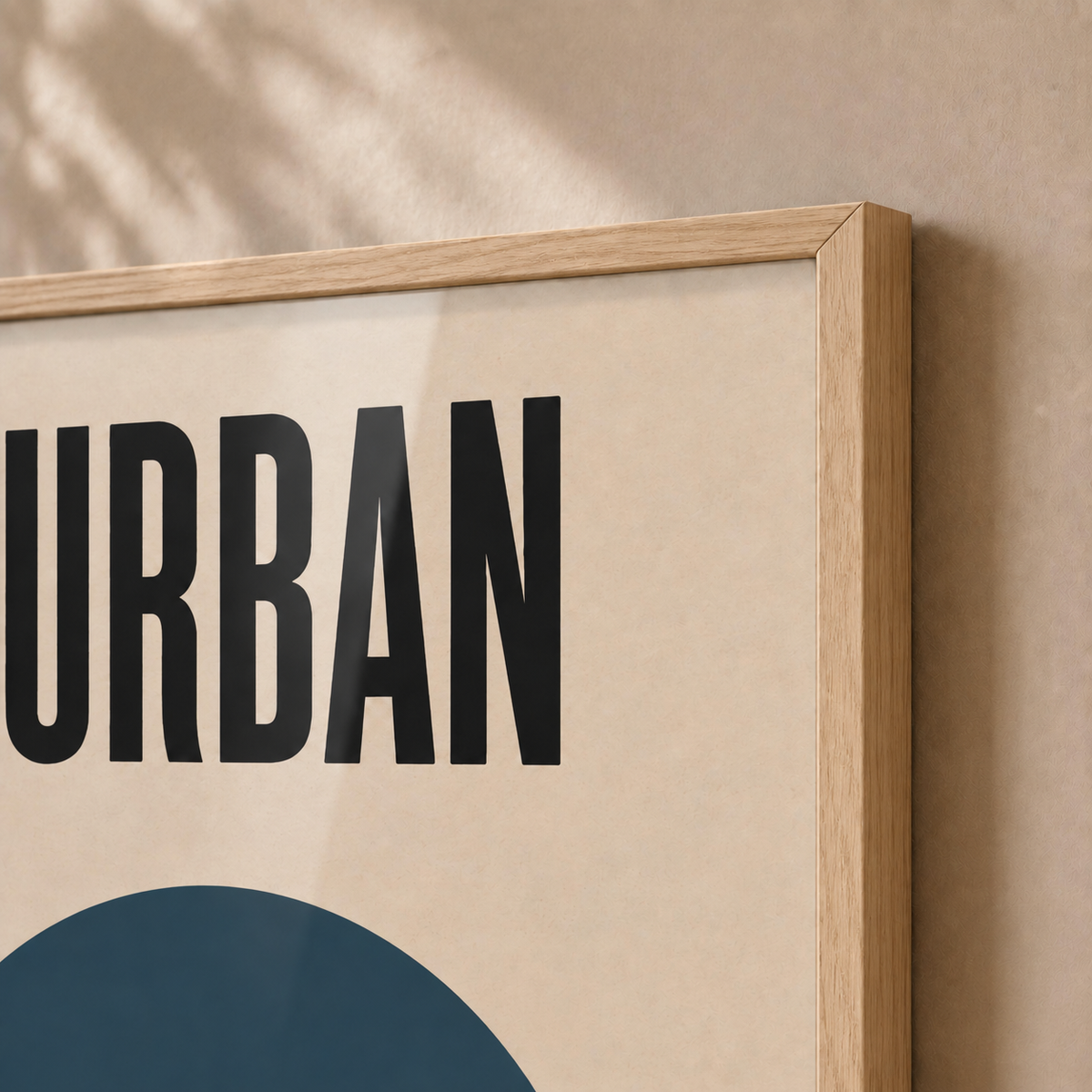 Durban Skyline — Framed — Close-up #Oak
